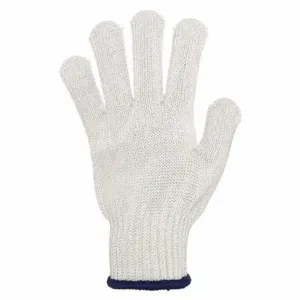 MCR SAFETY 9350L Knit Glove, L, ANSI Cut Level A8, Uncoated, Uncoated, Steelcore II, White | CV4MWL 48GK38