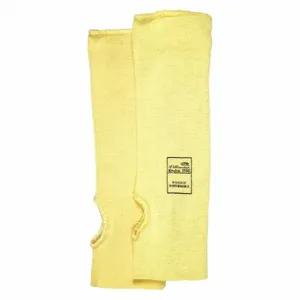 MCR SAFETY 9372T Cut-Resistant Sleeve, Ansi/Isea Cut Level A3, Yellow, Knit Cuff | CT2TVZ 26G990