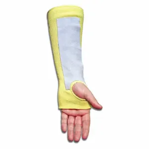 MCR SAFETY 9374TL Cut-Resistant Sleeve, Ansi/Isea Cut Level A4 With Leather Wear Pad | CT2TUU 26H117