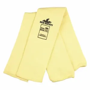 MCR SAFETY 9378KF Cut-Resistant Sleeve, Ansi/Isea Cut Level A4, Yellow, Sleeve, Knit Cuff | CT2TVA 55VT65