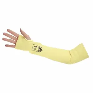 MCR SAFETY 9378T Cut-Resistant Sleeve, Ansi/Isea Cut Level A3, Yellow, Knit Cuff | CT2TUM 392D29