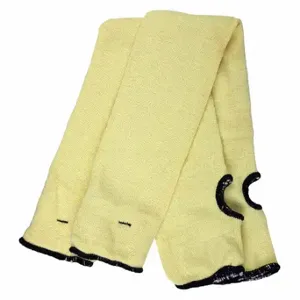 MCR SAFETY 9379KCTJ Cut-Resistant Sleeve, Ansi/Isea Cut Level A3, Yellow, Knit Cuff | CT2TUK 26H041