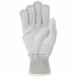 MCR SAFETY 9381MRH Coated Glove, M, ANSI Cut Level A9, Palm, Dotted, PVC, Steelcore II | CT2PZW 26H834