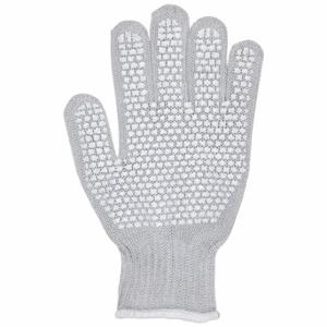 MCR SAFETY 9381LLH Beschichteter Handschuh, L, ANSI-Schnittstufe A9, Handfläche, gepunktet, PVC, Steelcore II, PVC | CT2PZQ 26H837