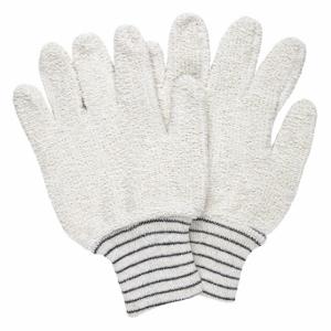 MCR SAFETY 9402KM Knit Gloves, Size S, Glove Hand Protection, 500 Deg F Max Temp, Cotton, Knit Cuff, 12 PK | CT2QRL 26H630