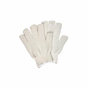 MCR SAFETY 9411KM Strickhandschuhe, Größe L, Handschuh-Handschutz, Baumwolle, 22 oz Stoff weiß, Strickbündchen, 12 PK | CT2QNU 26H809