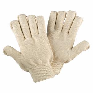 MCR SAFETY 9450K Strickhandschuhe, Größe L, Handschuh-Handschutz, unbeschichtet, 605 °F maximale Temperatur, Baumwolle, 12 Stück | CT2QNW 26K141