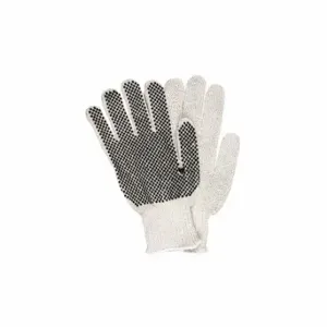 MCR SAFETY 9657LM Knit Gloves, Size L, 9657LM, 12 PK | CT2QPW 26H293