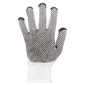 MCR SAFETY 9660L Handschuhe, PVC-Punkte, Baumwolle/Polyester, Weiß, PK 12 | CT2QDU 392D43