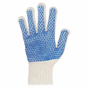 MCR SAFETY 9660LMB Knit Gloves, Size L, PVC, Full, 12 PK | CT2QQD 26H506