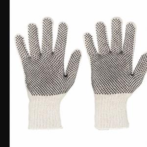 MCR SAFETY 9660LM Handschuhe, Baumwolle/Polyester, Größe L, PK 12 | CT2QDQ 392D44