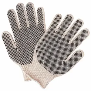 MCR SAFETY 9660XLM Knit Gloves, Size XL, Pvc, Full, 12 PK | CT2QUB 21EX44