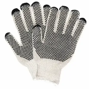 MCR SAFETY 9667L Knit Gloves, Size L, 9667L, 12 PK | CT2QPY 26H333