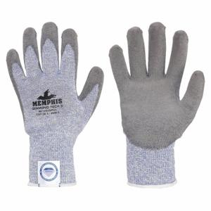 MCR SAFETY 9672DT5PUM Coated Glove, M, Polyurethane, Blue, 1 Pair | CT2NNH 48GJ21