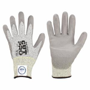 MCR SAFETY 9672L Coated Glove, L, Polyurethane, Gray, 1 Pair | CT2NHH 48GJ49
