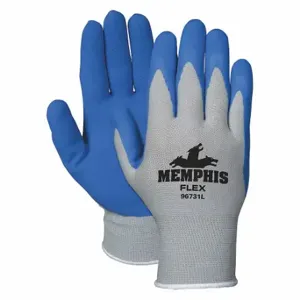 MCR SAFETY 96731S Coated Glove, S, Sandy, Foam Latex, 1 Pair | CT2NTQ 48GJ53