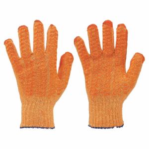 MCR SAFETY 9675LM Knit Gloves, Size L, PVC, Palm, 12 PK | CT2QNX 48GH37