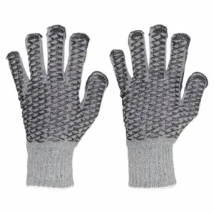 MCR SAFETY 9676XLM Knit Gloves, Size XL, PVC, Palm, 12 PK | CT2QUC 48GH34