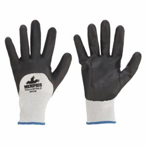 MCR SAFETY 96781L Coated Glove, L, Sandy, Foam Nitrile, 3/4, 1 Pair | CT2NHP 49DC27