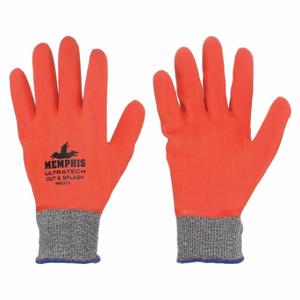 MCR SAFETY 9683CSS Beschichteter Handschuh, S, Sandy, Nitril, 1 Paar | CT2NVA 48GK62