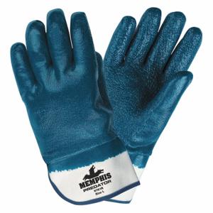 MCR SAFETY 9761RM Coated Glove, M, ANSI Abrasion Level 4, 9761RM, 12 Pack | CT2NNZ 48GK10