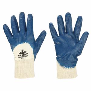 MCR SAFETY 9780L beschichteter Handschuh, gestricktes Handgelenk, L, Packung 12 | CT2NEU 392D46