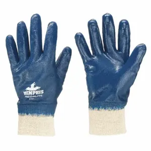 MCR SAFETY 9781S Coated Glove, S, Nitrile, 1 Pair | CT2NUV 49DD30