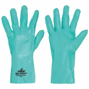 MCR SAFETY 9782S Chemical Resistant Glove, 12 Inch Length, Rough, S Size, Green, Gen Purpose, 12 Pack | CT2MXX 48GJ84