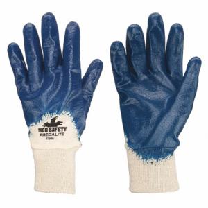MCR SAFETY 97980L Coated Glove, L, Flat, Nitrile, 3/4, 1 Pair | CT2PBZ 48GK15