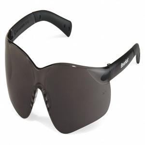 MCR SAFETY BK312AF Safety Glasses, Anti-Fog/Anti-Scratch, Wraparound Frame, Frameless, Gray | CH6NMV 21U063