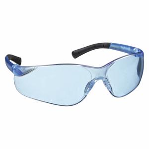 MCR SAFETY BK313 Schutzbrille, kratzfest, ohne Schaumstoffeinlage, umlaufender Rahmen, rahmenlos, Hellblau | CT2THD 21U064