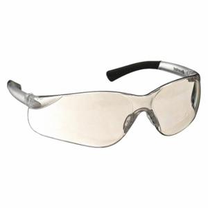 MCR SAFETY BK319 Safety Glasses, Anti-Scratch, No Foam Lining, Wraparound Frame, Frameless, Light Gray | CT2THE 21U068