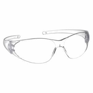 MCR SAFETY CK110 Safety Glasses, Anti-Scratch, No Foam Lining, Wraparound Frame, Frameless, Clear | CT2TGY 3WMF4