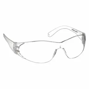 MCR SAFETY CL110AF Safety Glasses, Anti-Fog /Anti-Scratch, No Foam Lining, Wraparound Frame, Frameless, U3-7 | CT2TFD 9CT05