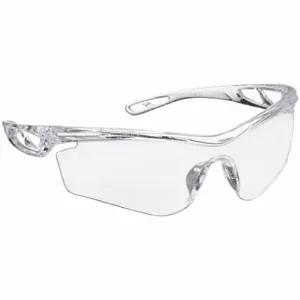 MCR SAFETY CL410AF Safety Glasses, Anti-Fog /Anti-Scratch, No Foam Lining, Traditional Frame, Half-Frame | CT2TEY 55KY24