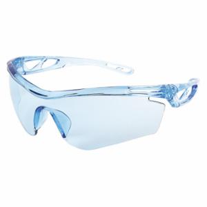 MCR SAFETY CL413 Safety Glasses, Traditional Frame, Half-Frame, Light Blue, Blue, Blue, M Eyewear Size | CT2TKT 55KY26