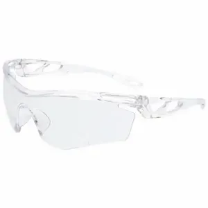 MCR SAFETY CL4H10 Safety Glasses, Anti-Fog /Anti-Scratch, No Foam Lining, Wraparound Frame, Half-Frame, U6 | CT2TFK 801W02