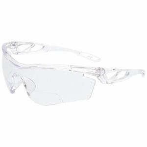 MCR SAFETY CL4H20PF Safety Glasses, Anti-Fog /Anti-Scratch, No Foam Lining, Wraparound Frame, Half-Frame, U6 | CT2TFM 801W13