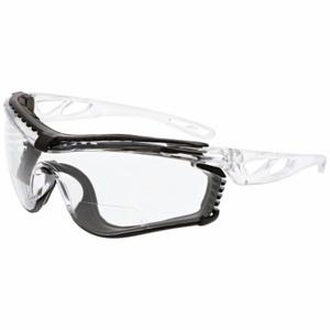 MCR SAFETY CL5H20PF Safety Glasses, Anti-Fog /Anti-Scratch, Brow And Eye Socket Foam Lining, Wraparound Frame | CT2TMD 801W24