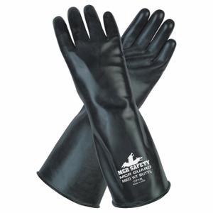 MCR SAFETY CP14L Chemical Resistant Glove, 14 mil Thick, 14 Inch Length, Smooth, L Size, Black, 1 Pair | CT2MYN 48GH51