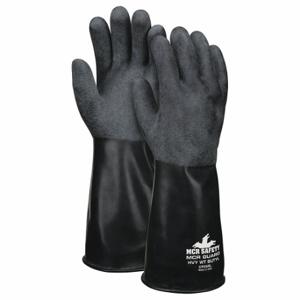 MCR SAFETY CP25RL Chemical Resistant Glove, 25 mil Glove Thick, 14 Inch Glove Length, L Glove Size | CT2MVN 60HP98