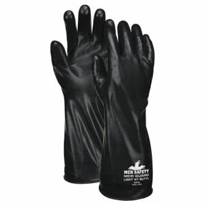 MCR SAFETY CP7M Chemical Resistant Glove, 7 mil Glove Thick, 14 Inch Glove Length, M Glove Size | CT2MVY 60HP93