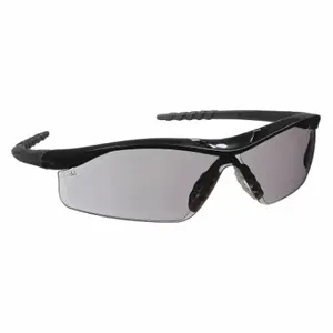 MCR SAFETY DL112 Safety Glasses, Anti-Scratch, No Foam Lining, Wraparound Frame, Half-Frame, Gray, Black | CT2THW 2ETH1