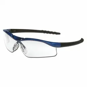 MCR SAFETY DL310AF Safety Glasses, Wraparound Frame, Half-Frame, Black, Black | CT2TLP 26H165