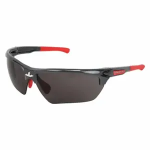 MCR SAFETY DM1312PF Safety Glasses, Traditional Frame, Half-Frame, Gray, Gray, Gray, M Eyewear Size, Unisex | CT2TKP 55KY33