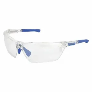 MCR SAFETY DM1329 Safety Glasses, Traditional Frame, Half-Frame, Clear, M Eyewear Size, Unisex | CT2TKK 55KY38