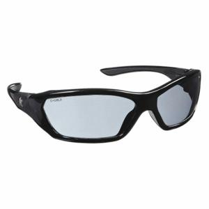 MCR SAFETY FF122 Safety Glasses, Anti-Scratch, No Foam Lining, Wraparound Frame, Full-Frame, Gray, Black | CT2THH 4RGP1