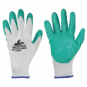 MCR SAFETY FT350M Coated Glove, M, Nitrile, Gray, 1 Pair | CT2NMQ 48GG97