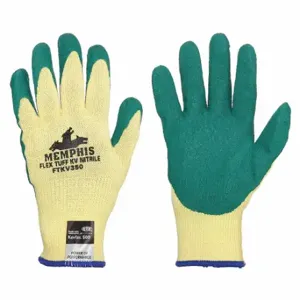 MCR SAFETY FTKV350M Coated Glove, M, Flat, Nitrile, 1 Pair | CT2NPC 48GH11