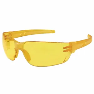 MCR SAFETY HK214PF HK2 Anti-Fog Safety Glass Lens, Amber, Color | CF2AJM 55KY43